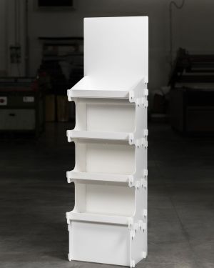 Espositori da Terra a Ripiani in Polipropilene